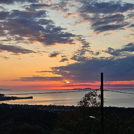 Ferienhaus Corfu Hideaway With Sunset Balcony & Adriatic View Kerasa
