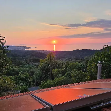 Corfu Hideaway With Sunset Balcony & Adriatic View * Kerasa